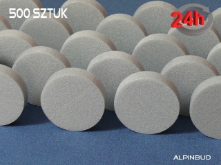 ZAŚLEPKI STYRODUROWE XPS SZARE 65 CLICK 500 SZTUK