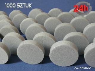 ZAŚLEPKI STYRODUROWE XPS SZARE 65 CLICK 1000 SZTUK