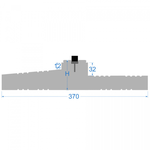 Ciepły parapet dwustronny STYROPIAN TERMO KBE 76 AD/MD Ciepły parapet dwustronny STYROPIAN TERMO KBE 76 AD/MD
