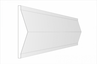 Bonia elewacyjna powlekana B11PC boniowanie listwa gzymsy