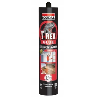 Klej montażowy uniwersalny SOUDAL super mocny T-REX