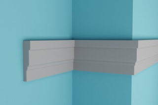 Listwa ozdobna ścienna F13 25x115mm sztukateria