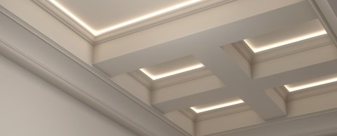 Listwa oświetleniowa LED Gzyms oświetleniowy LS4C Listwa oświetleniowa LED Gzyms oświetleniowy LS4C