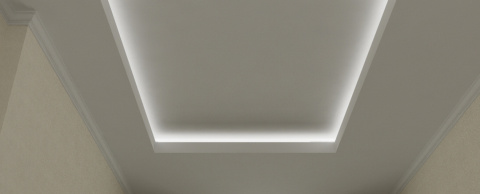 Listwa oświetleniowa LED Gzyms oświetleniowy LS4D Listwa oświetleniowa LED Gzyms oświetleniowy LS4D