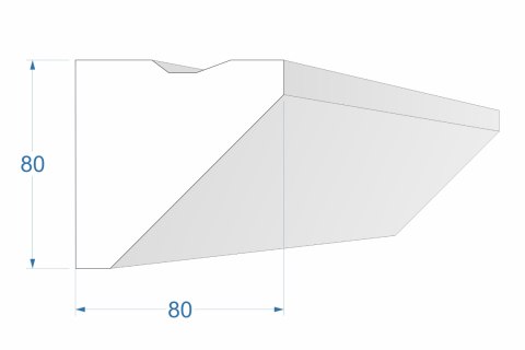 Listwa oświetleniowa LED Gzyms oświetleniowy LS8B Listwa oświetleniowa LED Gzyms oświetleniowy LS8B