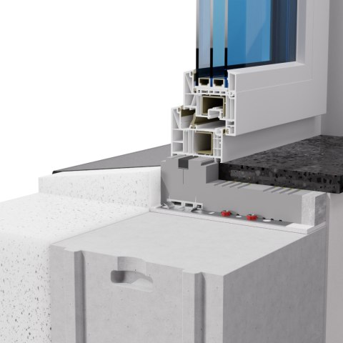 Ciepły parapet wewnętrzny XPS TERMO SALAMANDER 3D Ciepły parapet wewnętrzny XPS TERMO SALAMANDER 3D