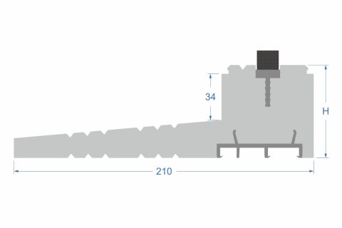 Ciepły parapet zewnętrzny XPS TERMO VEKA 76 Ciepły parapet zewnętrzny XPS TERMO VEKA 76