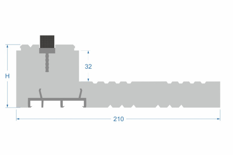 Ciepły parapet wewnętrzny XPS TERMO SCHÜCO CT 70 Ciepły parapet wewnętrzny XPS TERMO SCHÜCO CT 70