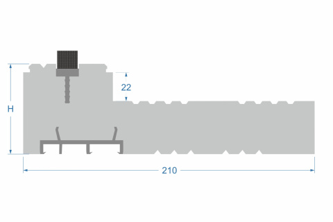 Ciepły parapet wewnętrzny XPS TERMO SCHÜCO CT 70 Ciepły parapet wewnętrzny XPS TERMO SCHÜCO CT 70