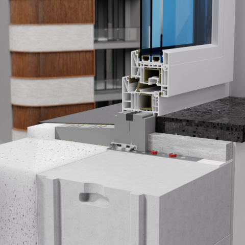 Ciepły parapet zewnętrzny XPS TERMO DECCO 83 Ciepły parapet zewnętrzny XPS TERMO DECCO 83