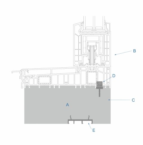 Podwalina termiczna XPS BELKA pod drzwi tarasowe, SYSTEM PRZESUWNY HST, SLIDE szerokość 181-210mm, wysokość 50mm Podwalina termiczna XPS BELKA pod drzwi tarasowe, SYSTEM PRZESUWNY HST, SLIDE szerokość 181-210mm, wysokość 50mm