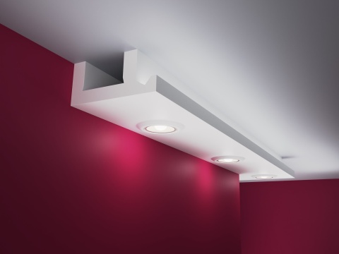 Sufit Podwieszany LED Gzyms Halogenowy LH1A